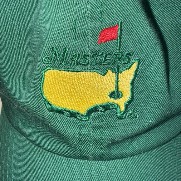The Masters Hat Cap Adjustable Green American Needle Golf Augusta National - Picture 2 of 11